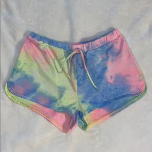 SHEIN Tye Dye Loungewear Shorts